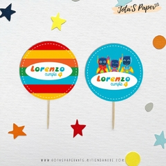 Kit Imprimible LEO EL PEQUEÑO CAMION - Jotas Paper Kits