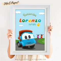 Imagen de Kit Imprimible LEO EL PEQUEÑO CAMION
