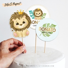 Imagen de Kit Imprimible LEON SAFARI