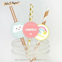 Kit Imprimible LLUVIA DE AMOR - Jotas Paper Kits