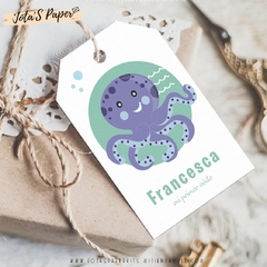 Kit Imprimible FONDO DEL MAR MOD2 - Jotas Paper Kits