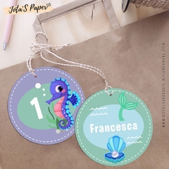 Kit Imprimible FONDO DEL MAR MOD2 - Jotas Paper Kits