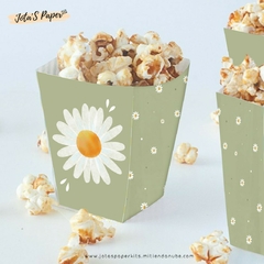 Kit Imprimible MARGARITAS VERDE - Jotas Paper Kits