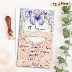 Kit imprimible MARIPOSAS SHABBY CHIC