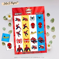 Juego de la Memoria HOMBRE ARAÑA