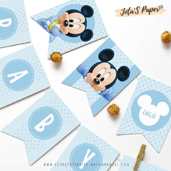 Kit Imprimible MICKEY BEBE en internet