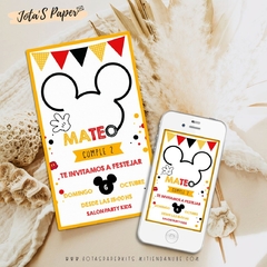 Kit Imprimible MICKEY MOUSE - comprar online