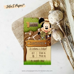 Kit Imprimible MICKEY SAFARI - comprar online