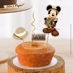 Kit Imprimible MICKEY SAFARI - Jotas Paper Kits