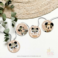 Kit Imprimible MICKEY SAFARI MOD2 - Jotas Paper Kits