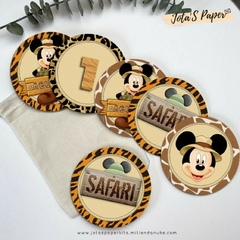 Kit Imprimible MICKEY SAFARI - Jotas Paper Kits