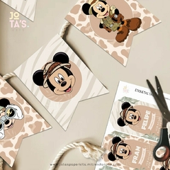 Kit Imprimible MICKEY SAFARI MOD2 - comprar online