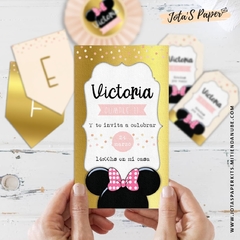 Kit Imprimible MINNIE GOLD