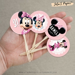 Imagen de Kit Imprimible MINNIE ROSA MOD2