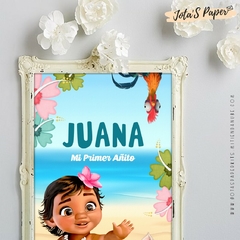 Kit Imprimible MOANA BEBE - Jotas Paper Kits