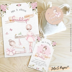 Kit Imprimible BAILARINAS ACUARELA en internet