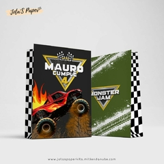 Kit Imprimible MONSTER JAM - Jotas Paper Kits