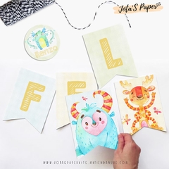 Imagen de Kit Imprimible MONSTRUITOS