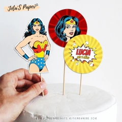 Kit Imprimible MUJER MARAVILLA
