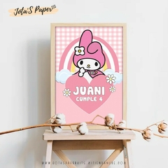 Kit Imprimible MY MELODY - Jotas Paper Kits