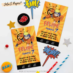 Kit Imprimible NARUTO - comprar online