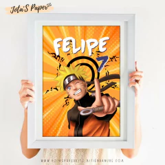 Kit Imprimible NARUTO - Jotas Paper Kits