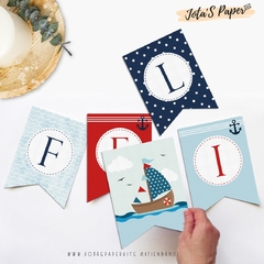 Kit Imprimible NAUTICAL PARTY