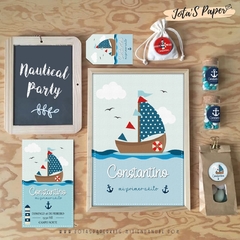 Kit Imprimible NAUTICAL PARTY - comprar online