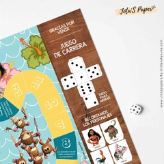 Juego Carrera Imprimible MOANA - comprar online