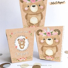 Kit Imprimible OSITA DEL BOSQUE TRIBAL