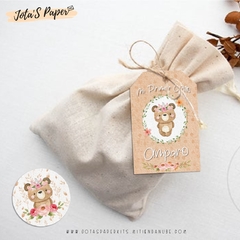 Kit Imprimible OSITA DEL BOSQUE TRIBAL - tienda online
