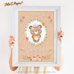 Kit Imprimible OSITA DEL BOSQUE TRIBAL - tienda online