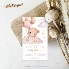 Kit Imprimible OSITA CON GLOBOS - comprar online