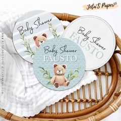 Kit Imprimible OSITO ACUARELA - Jotas Paper Kits