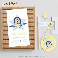 Kit Imprimible OSITO AVIADOR - comprar online