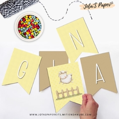 Kit Imprimible OVEJITAS - Jotas Paper Kits