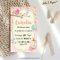 Kit Imprimible PAJARITOS SHABBY - comprar online