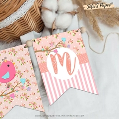 Kit Imprimible PAJARITOS SHABBY - tienda online