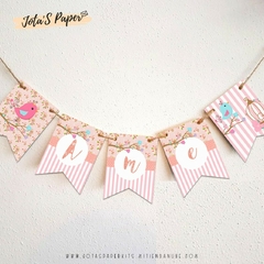 Kit Imprimible PAJARITOS SHABBY