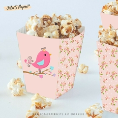Kit Imprimible PAJARITOS SHABBY - Jotas Paper Kits