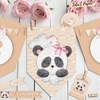 Kit Imprimible PANDA NENA ROSA