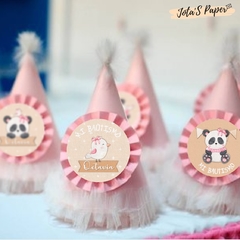 Kit Imprimible PANDA NENA ROSA