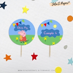 Kit Imprimible PEPPA PIG - Jotas Paper Kits