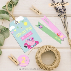 Imagen de Kit Imprimible PEPPA&GEORGE DE VERANO