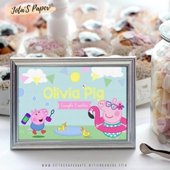 Kit Imprimible PEPPA&GEORGE DE VERANO - Jotas Paper Kits