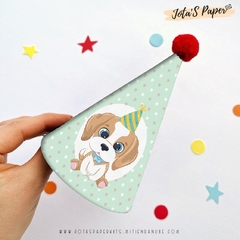 Kit Imprimible FIESTA DE CACHORROS - Jotas Paper Kits