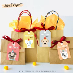 Kit Imprimible PERRITOS - Jotas Paper Kits