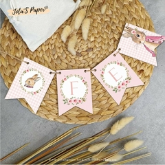 Kit Imprimible PETER RABBIT ROSA - tienda online