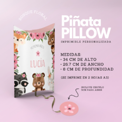 Piñata Pillow BOSQUE FLORAL - comprar online