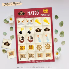 Juego de la Memoria PIRATAS